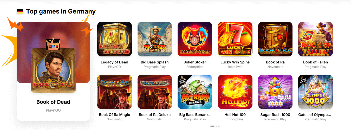 Spiele und Spielautomaten